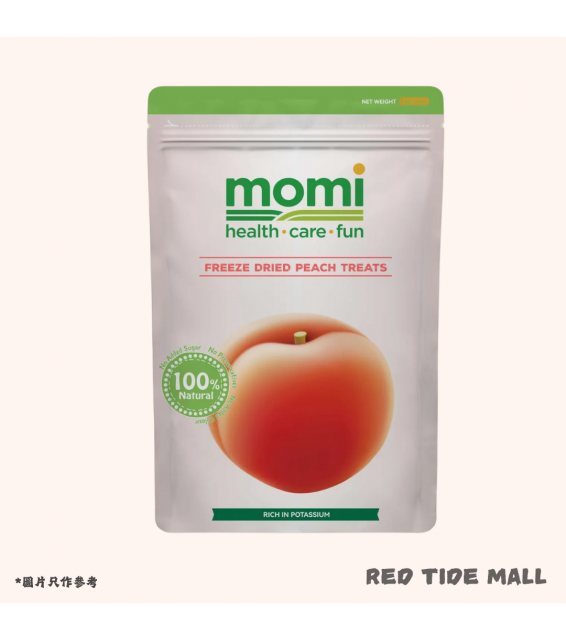 [預購PET] MOMI 水蜜桃凍乾小食15g