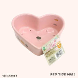 Marukan 兔兔心形轉角餐具 (闊15cm)