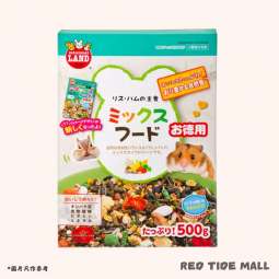 Marukan 倉鼠維他命補充雜菜糧 主糧 500g (綠盒) 
