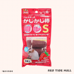 [預購PET] Marukan 草莓味玉米磨牙棒-S 3本入