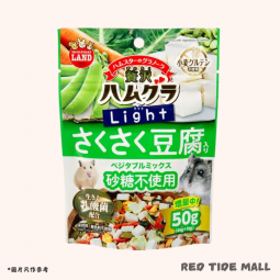 Marukan 鬆脆豆腐蔬菜副糧 倉鼠用 增量50g 砂糖不使用