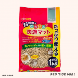 GEX 經濟裝啡色紙條墊材 1kg 小動物兔子倉鼠墊材