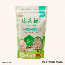 GEX 天然抗菌消臭 廣葉樹廁砂 900ml