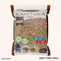 Cs_Ishihara 小動物用紙墊材 KAMIYUKA (啡色) 500g (紙粒)