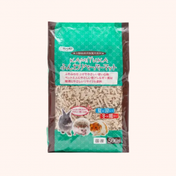Cs_Ishihara 小動物用紙墊材 KAMIYUKA軟紙墊條 (啡色) 500g
