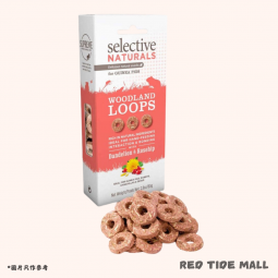[英國進口] Supreme Selective Naturals 天然林地圈圈零食 (蒲公英 玫瑰果) 80g