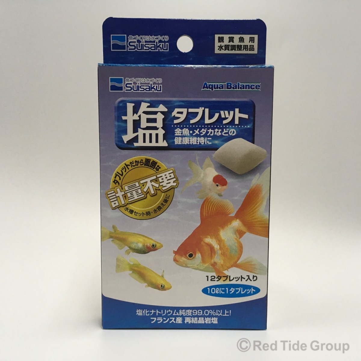 [預購AQUA] Suisaku 日本水作 Aqua Balance 觀賞魚用鹽片 (12片入)