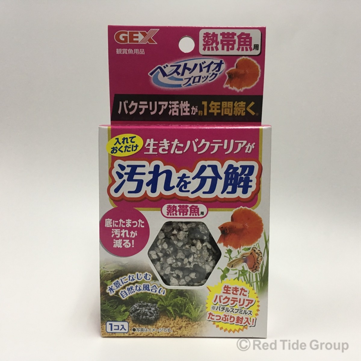 [預購AQUA] GEX 日本五味 BioBlock 熱帯魚用 (1入)