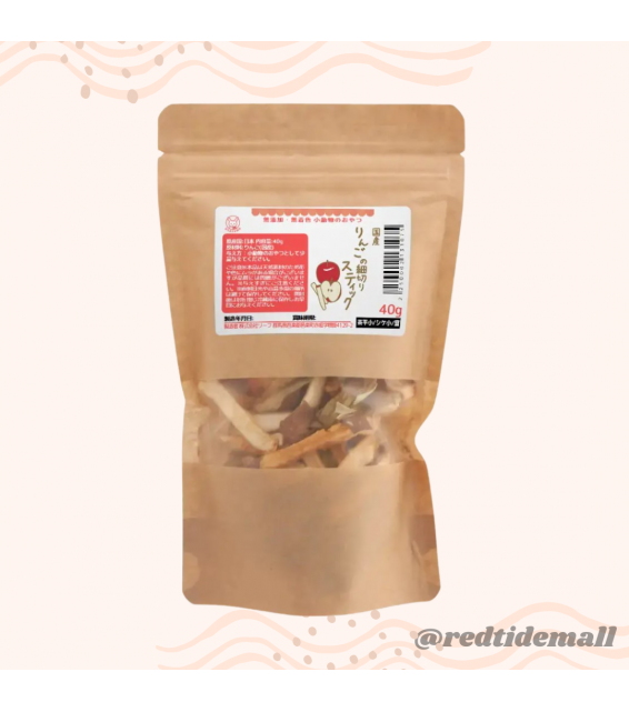 [預購PET] Leaf Corp 日本薄切蘋果條 40g 小動物乾果點心 無添加無色素