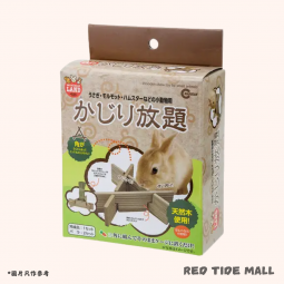 Marukan 3件組三角咬咬木 倉鼠兔兔磨牙玩具