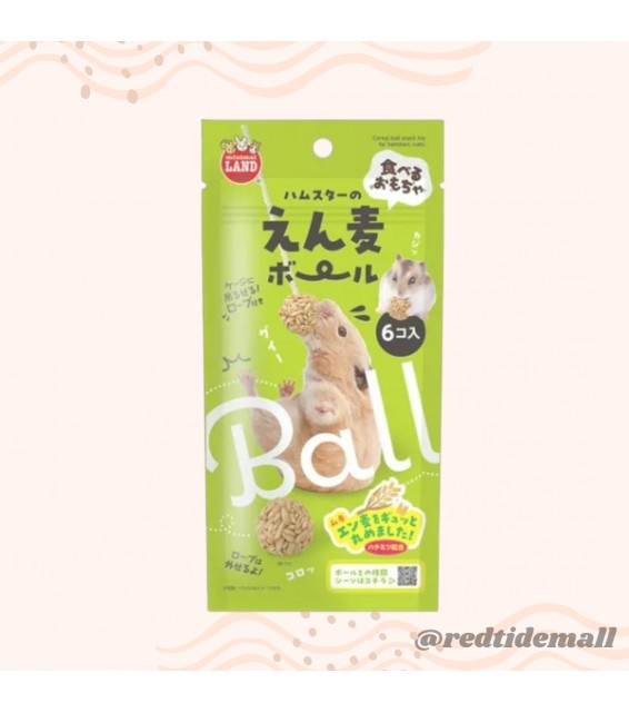 Marukan 小動物倉鼠咬咬燕麥球 6個