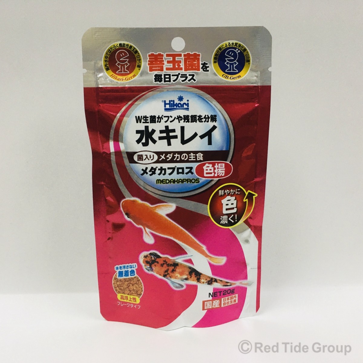[預購AQUA] Hikari 高夠力 善玉菌 稻田魚薄片飼料(色揚) 20g