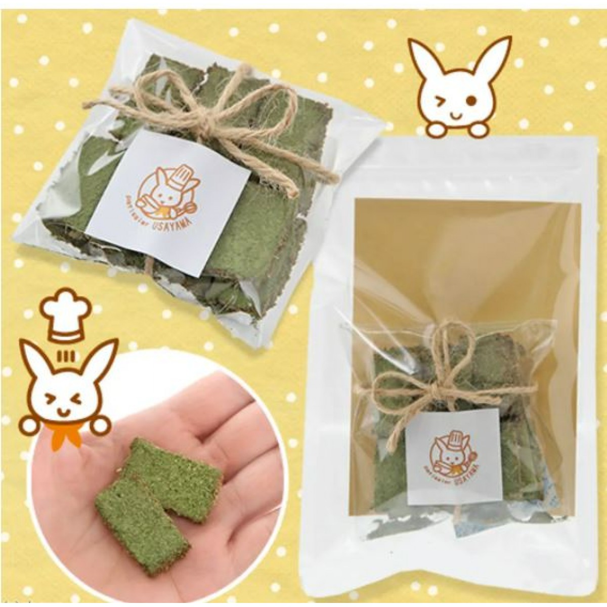 [預購PET] Leaf Corp 桑葉牧草磨牙曲奇 40g 小動物零食 無添加劑 不含麩質