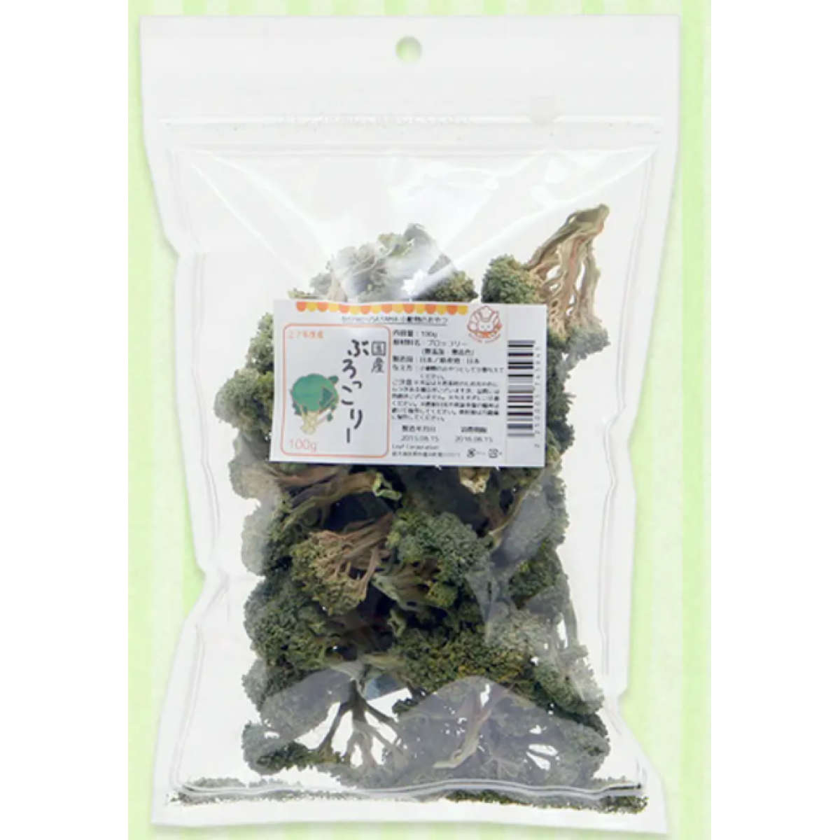 [預購PET] Leaf Corp 國產西蘭花乾 100g 小動物零食 兔子倉鼠 無添加 無著色