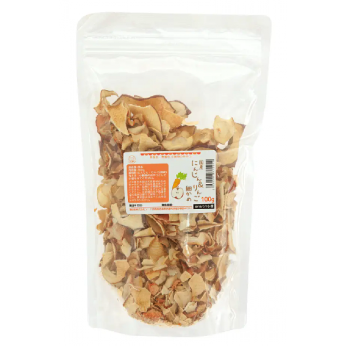[預購PET] Leaf Corp 國產紅蘿蔔和蘋果片 100g 小動物零食 無添加劑