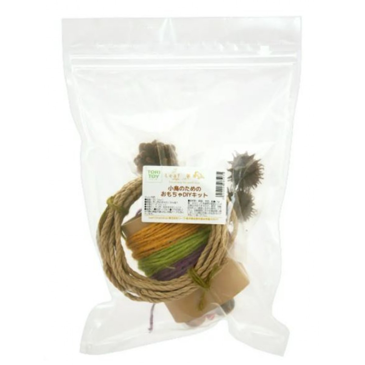 [預購BIRD] Leaf Corp 鳥玩具 DIY紙筒材料包 (連紙繩,松果,木珠等)