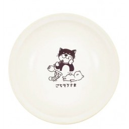 [預購] WANWAN Chokki 貓餐碗 米白色