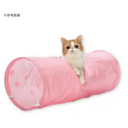 [預購] Necoichi 貓壹 貓隧道 粉紅色 (長64cm)