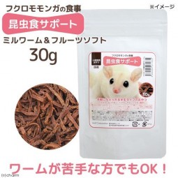 Leaf Corp 蜜袋鼯 昆蟲軟條零食 30g