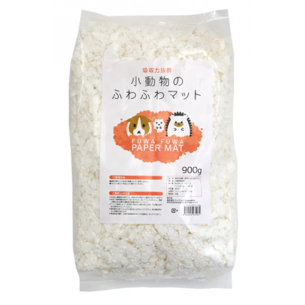 [預購PET] Leaf Corp 小動物蓬鬆墊材 900g 天然除臭 高吸水性