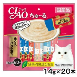 [預購CAT] CIAO 糊仔小食 – 扇貝雜錦 14gx20條
