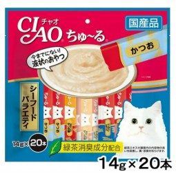 [預購CAT] CIAO 糊仔小食 – 海鮮雜錦 14gx20條
