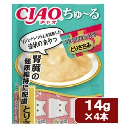 [預購CAT] CIAO 糊仔小食 - 雞肉味 (腎臟健康配方) 14g×4條