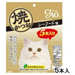 [預購CAT] CIAO 燒鰹魚柳條 - 海鮮味 20g×5條 
