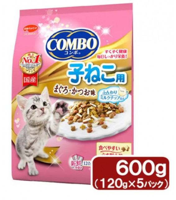 [預購] NPF Combo 幼貓糧 600g (吞拿魚+鰹魚味+牛奶粒粒)