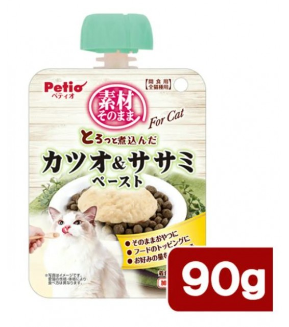 [預購] Petio 貓小食原汁原味 燉煮鰹魚及雞胸肉醬 90g