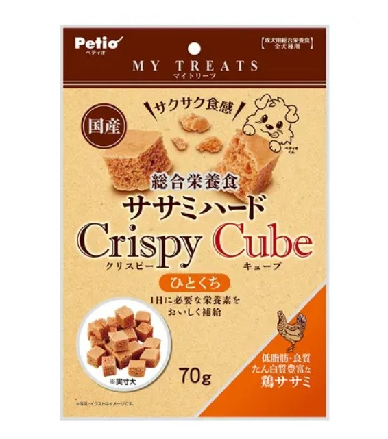 [預購] Petio Crispy Cube 狗零食 雞柳脆方塊 70g 綜合營養食品