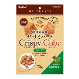 [預購] Petio Crispy Cube 狗零食 綠黃蔬菜脆方塊 70g 綜合營養食品