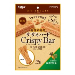 [預購] Petio Crispy Bar 狗零食 綠黃野菜雞柳脆棒 70g 綜合營養食品
