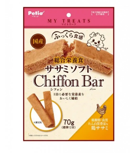[預購] Petio Chiffon Bar 狗零食 雞肉軟條 70g