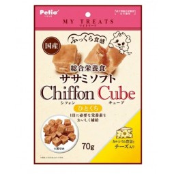 [預購] Petio Chiffon Cube 狗零食 雞肉芝士方粒 70g