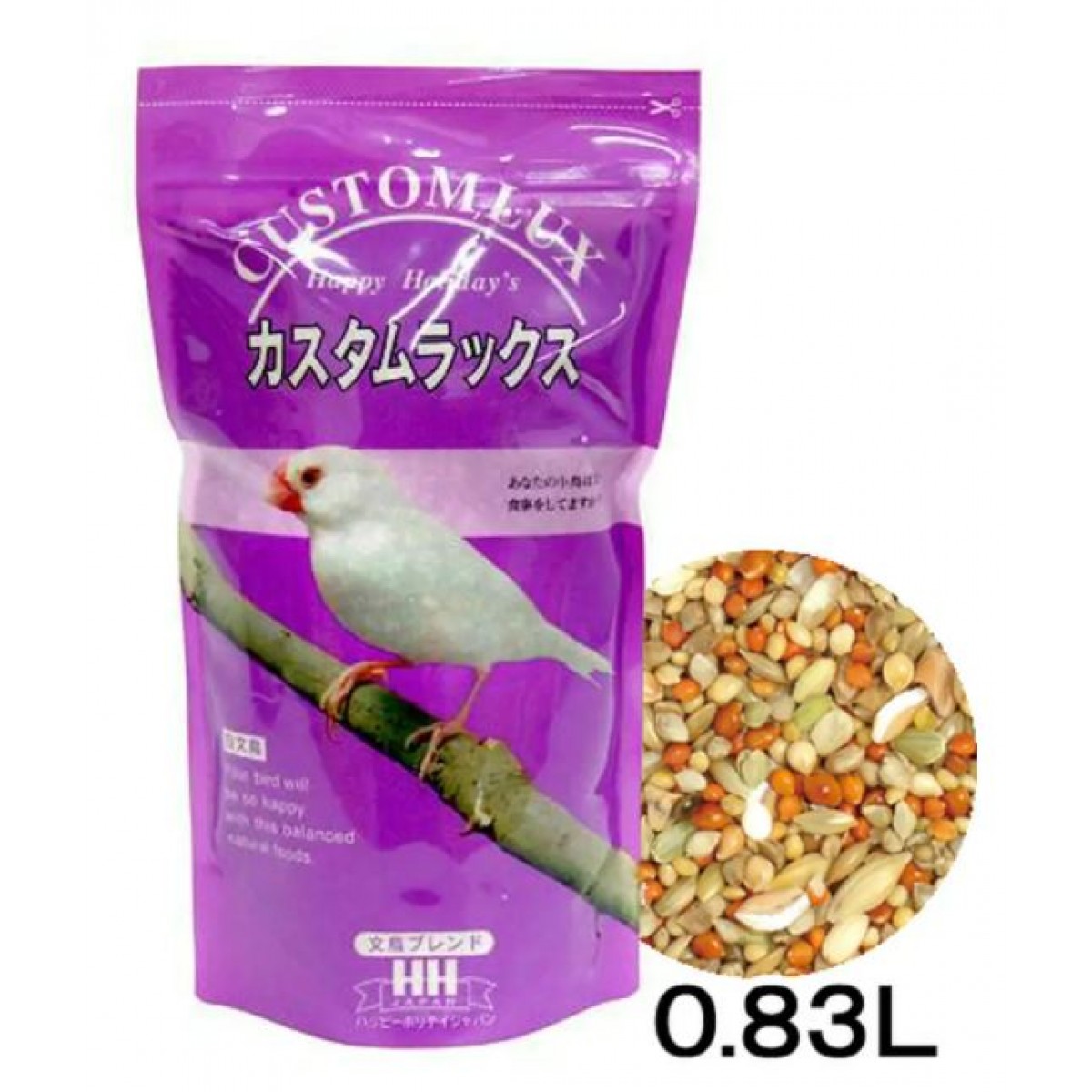 [預購BIRD] Happy Holiday CustomLux 營養穀物糧 文鳥 0.83L