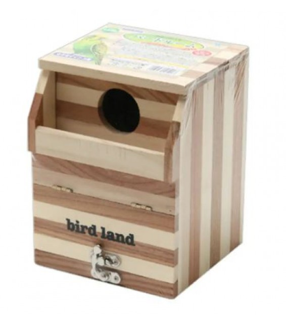 [預購BIRD] Marukan 木製巢箱 HT-40 (前門有鎖)