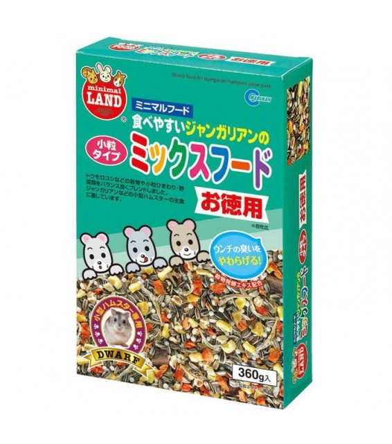Marukan 倉鼠食糧 混合穀物糧 360g (綠盒)