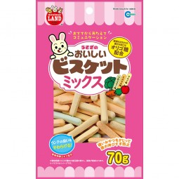 [預購PET] Marukan 兔兔零食 美味手指餅乾 70g