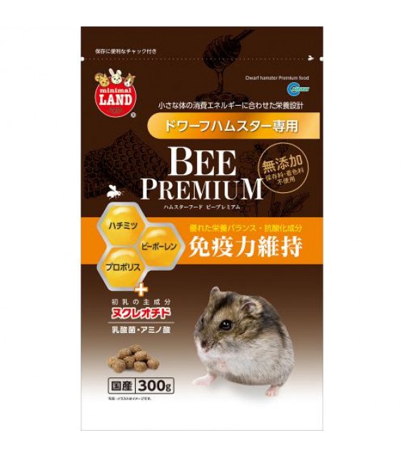 [預購PET] Marukan Bee Premium 侏儒鼠免疫力維持糧食 300g