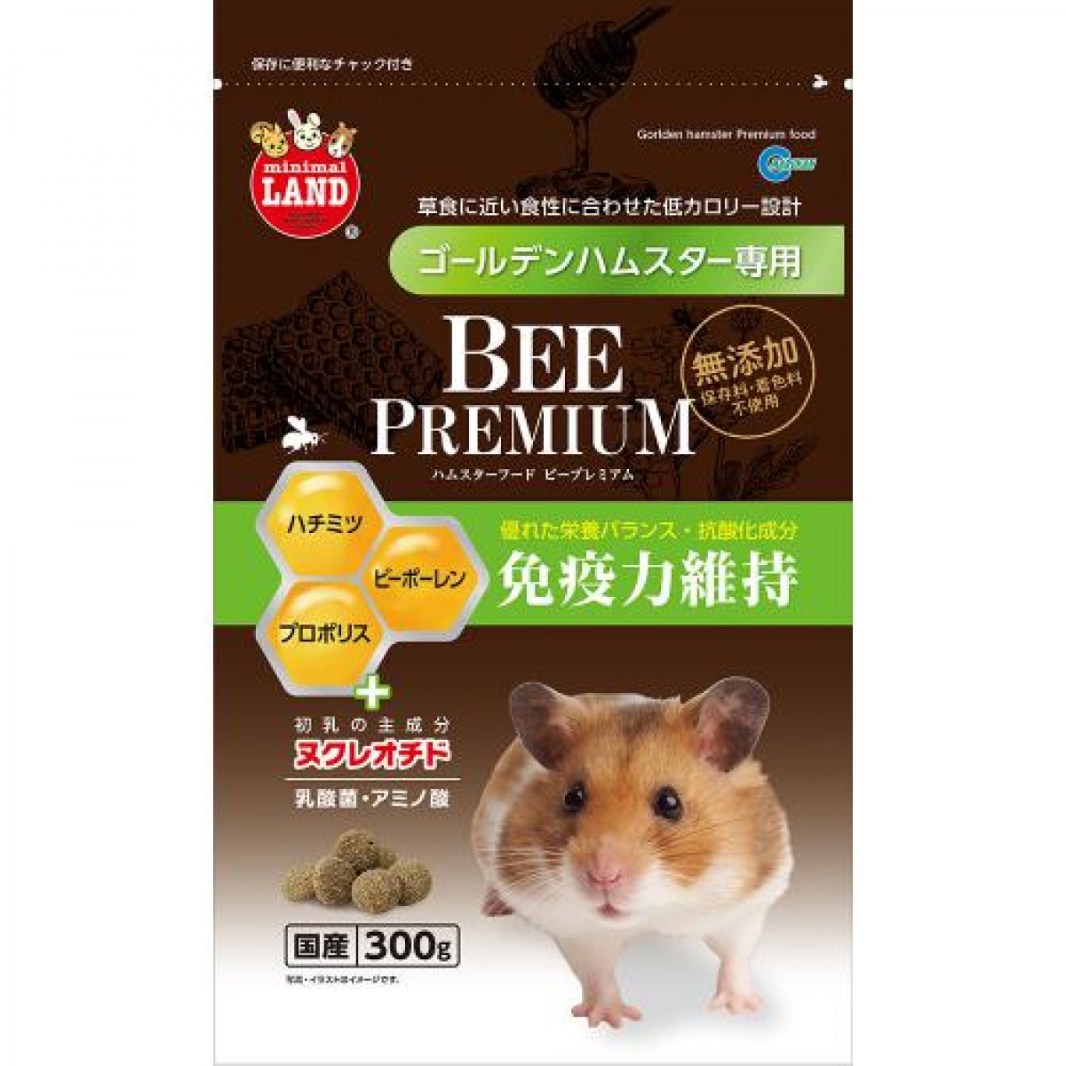 [預購PET] Marukan Bee Premium 熊仔鼠免疫力維持糧食 300g