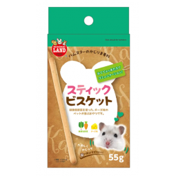 Marukan 倉鼠零食 黄綠色蔬菜脆棒 55g 新款 (綠盒)