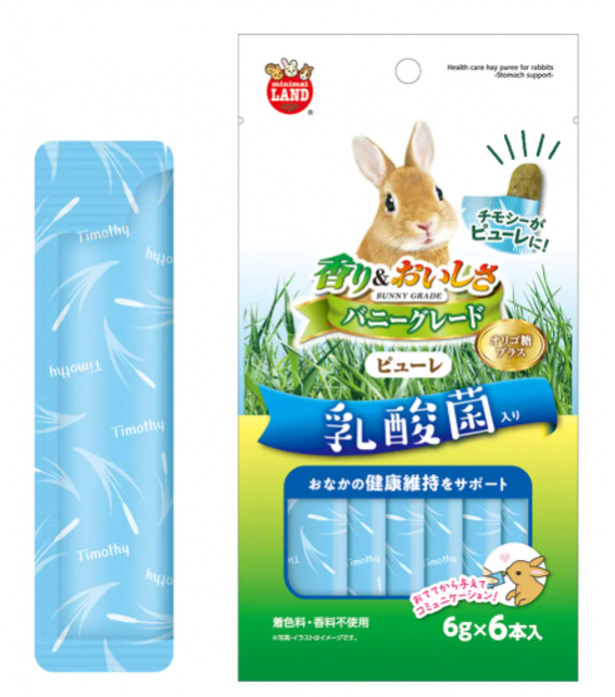 Marukan 兔兔零食 蘋果提摩西草唧唧 (乳酸菌配方) 6g x 6條