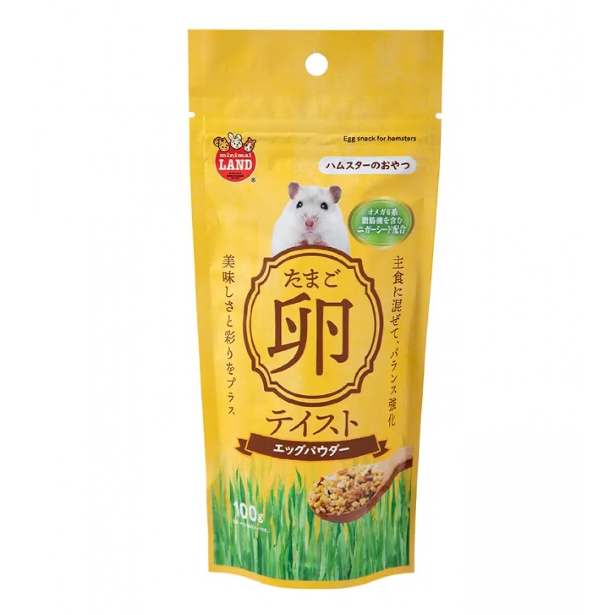 [預購PET] Marukan 倉鼠零食 蛋味粒粒零食 100g 含雞蛋和omega-6