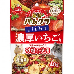 Marukan 濃厚草莓水果副糧 鼠鼠用 40g 砂糖不使用