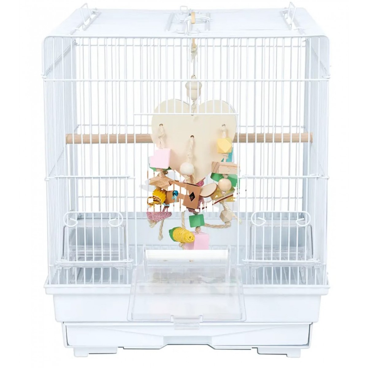 [預購BIRD] Marukan 觀鳥嘉年華 可拉動心型牌玩具1串