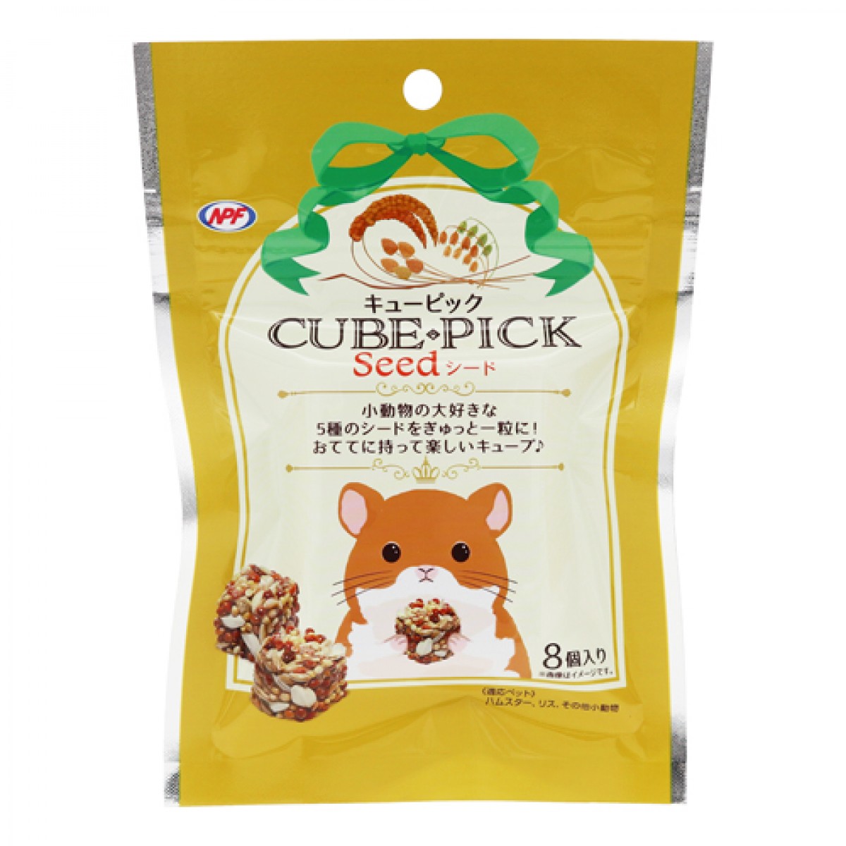 NPF 5種種子蜂蜜立方粒 8粒 含乳酸菌