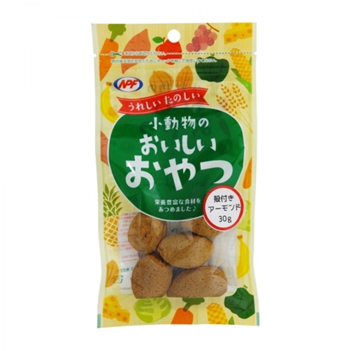 [預購PET] NPF 小動物零食 連殻杏仁 30g 意大利產