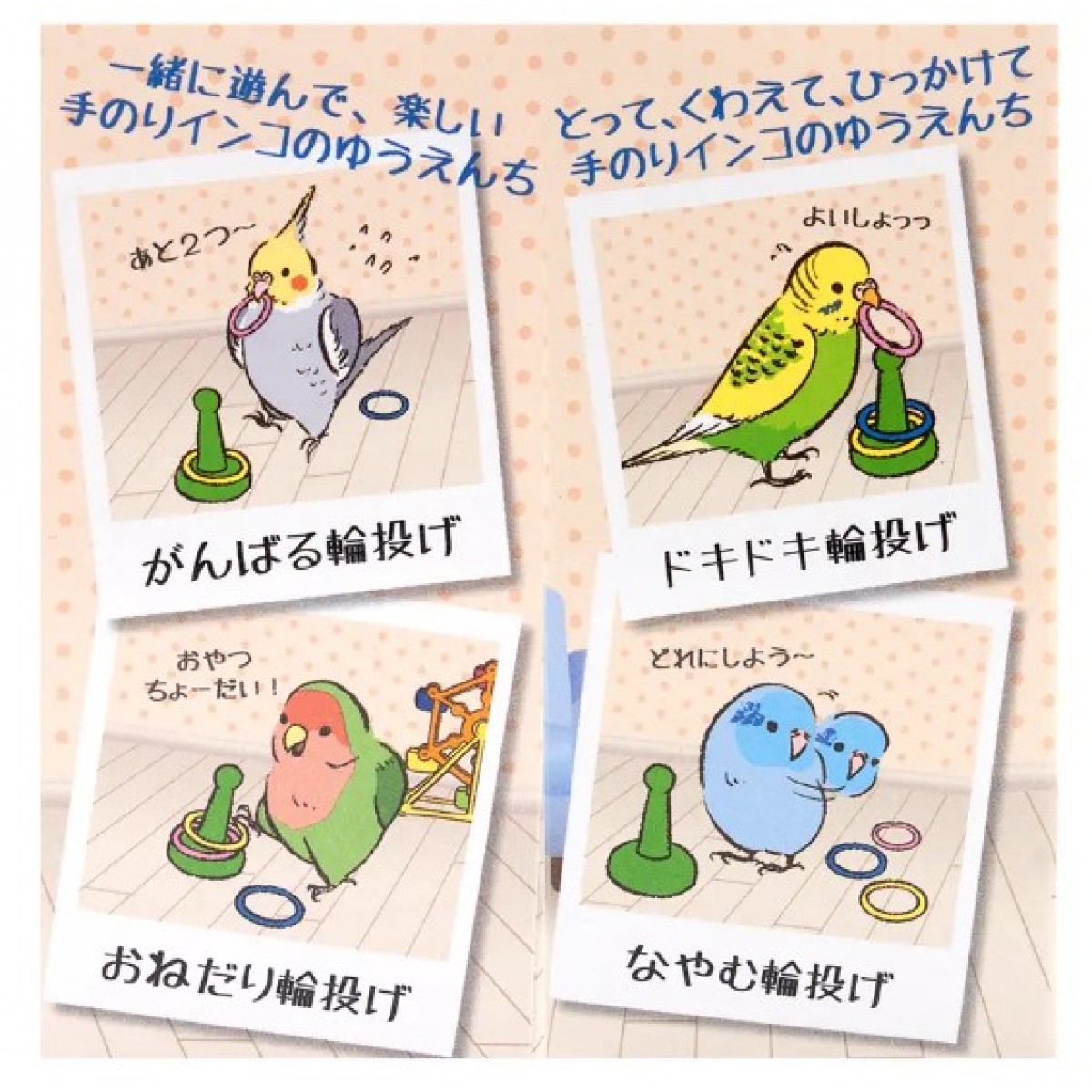 NPF 鸚鵡投環玩具 