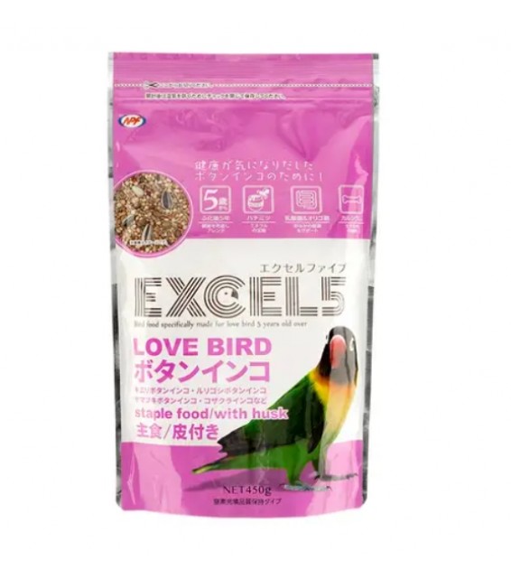 [預購BIRD] NPF Excel 愛情鳥 鸚鵡種子糧 主糧 450g 5歲以上
